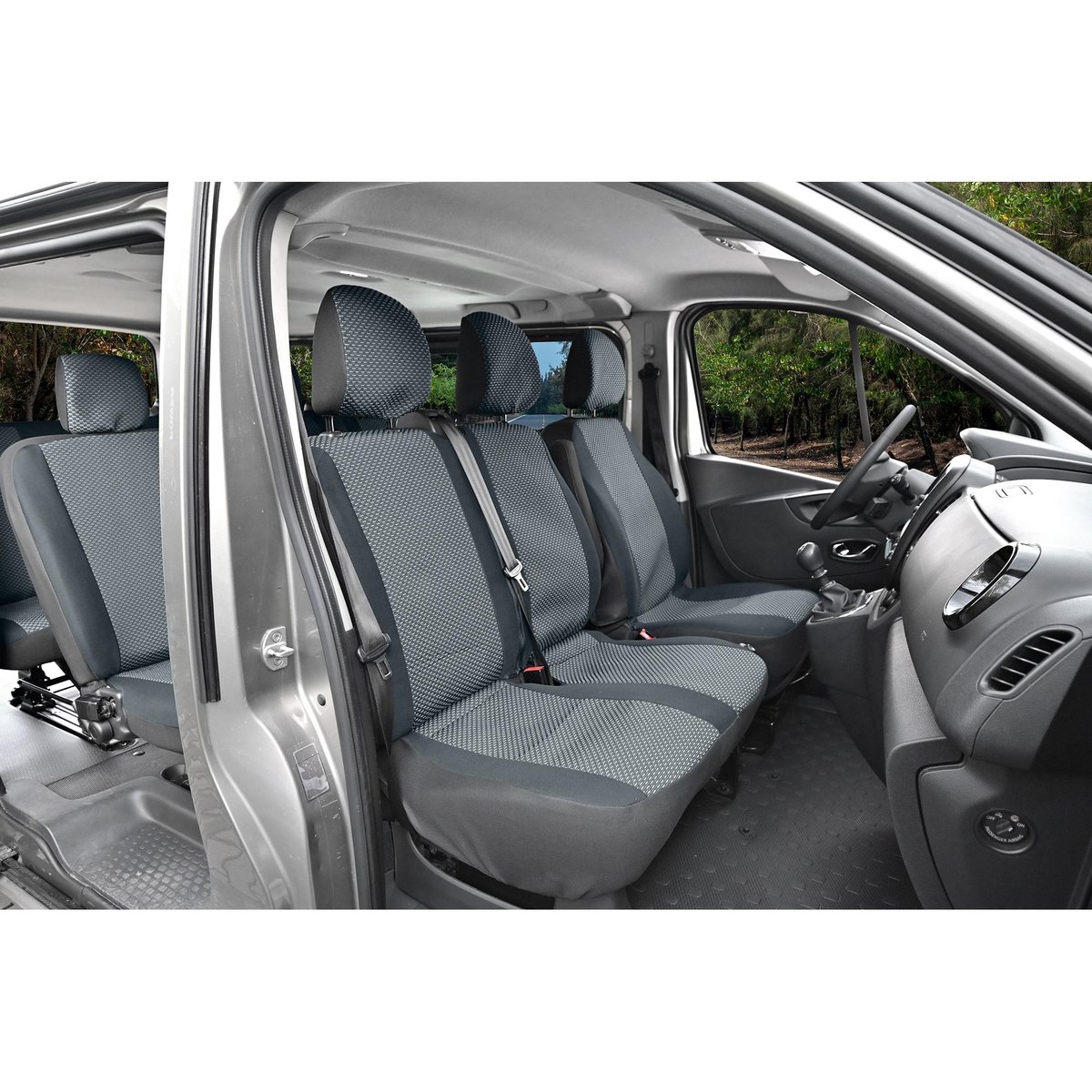 Pokrowce do Opel Vivaro od 2014 do 2019 - 9 miejsc | Seria LUX