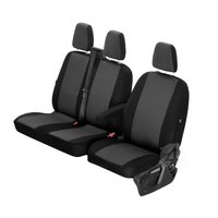 Pokrowce do Mercedes Sprinter II W906 od 2006 do 2018 - 3 miejsca CAŁE OPARCIE ZE STOLIKIEM, CAŁE SIEDZISKO | Seria HERO