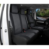 Pokrowce do Citroen Jumpy III / SpaceTourer od 2016 / od 2024 - 3 miejsca CAŁE OPARCIE BEZ STOLIKA, CAŁE SIEDZISKO | Seria HERO