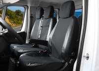 Pokrowce do Citroen Jumper II od 2006 / od 2014 / od 2022 - 3 miejsca CAŁE OPARCIE ZE STOLIKIEM, CAŁE SIEDZENIE | Seria VIVA