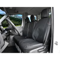 Pokrowce do Volkswagen Crafter I od 2006 do 2016 - 3 miejsca CAŁE OPARCIE ZE STOLIKIEM, CAŁE SIEDZISKO | Seria VIP