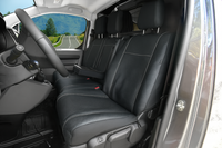 Pokrowce do Toyota Proace Verso od 2016 / od 2024 - 3 miejsca CAŁE OPARCIE ZE STOLIKIEM, DZIELONE SIEDZISKO | Seria VIP PLUS