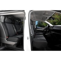 Pokrowce do Toyota Proace II od 2016 / od 2024 - 6 miejsc CAŁE OPARCIE BEZ STOLIKA, CAŁE SIEDZENIE | Seria HERO
