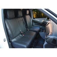 Pokrowce do Toyota Proace II od 2016 / od 2024 - 3 miejsca CAŁE OPARCIE BEZ STOLIKA, CAŁE SIEDZENIE | Seria VIP